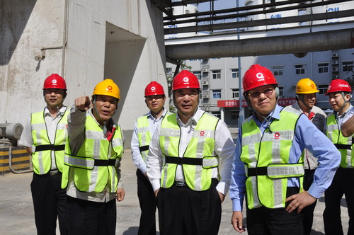 20150524%20宋志平董事长视察淮海中联500 口袋德州官网-口袋德州APP下载